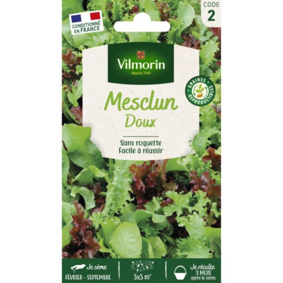 Graines Mesclun Doux - VILMORIN