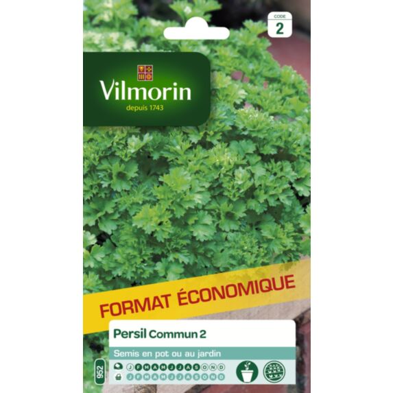 Graines Persil Commun 2 Format Économique - VILMORIN