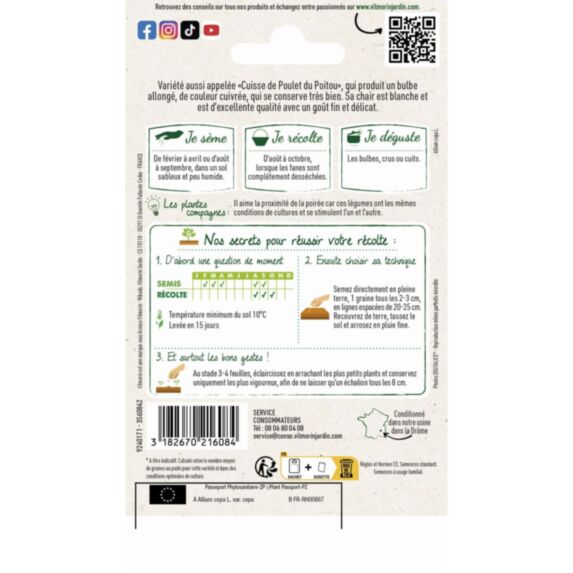 Graines Echalion Zébrune - VILMORIN