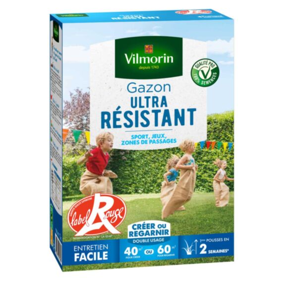 Gazon Ultra Résistant 1kg Label rouge