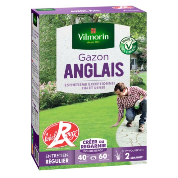 Gazon anglais 1kg - VILMORIN