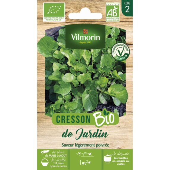 Graines Cresson de Jardin Bio - VILMORIN