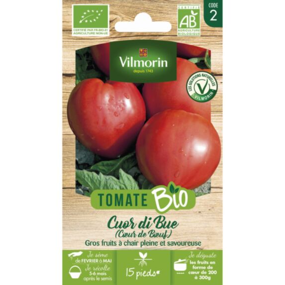 Graines Tomate Cuor Di Bue Bio - VILMORIN