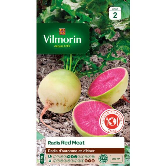Graines Radis Red Meat - VILMORIN