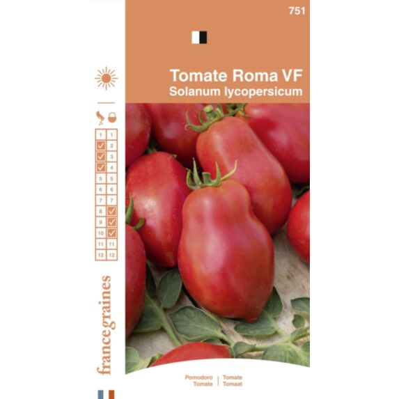 Graines Tomate Roma VF - FRANCE GRAINES