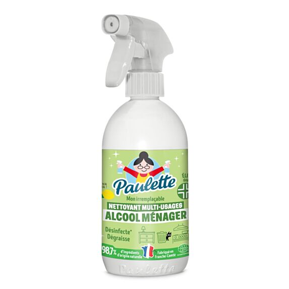Alcool ménager citron 500ml - PAULETTE