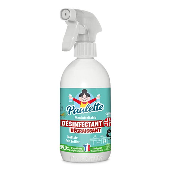 Désinfectant dégraissant 500ml ecocert - PAULETTE
