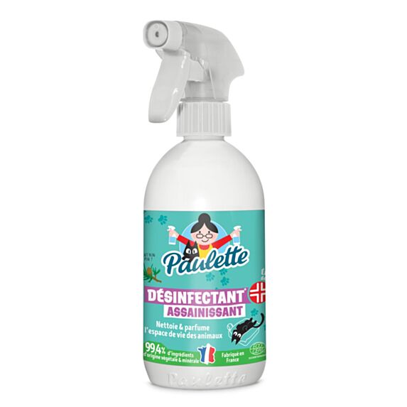 Désinfectant assainissant spécial animaux 500ml - PAULETTE