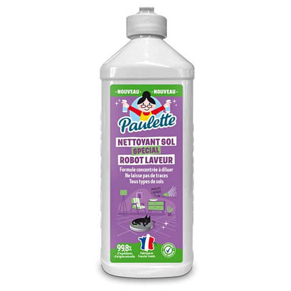 Nettoyant ménager concentré robot laveur 500ml lavande Ecocert - PAULETTE