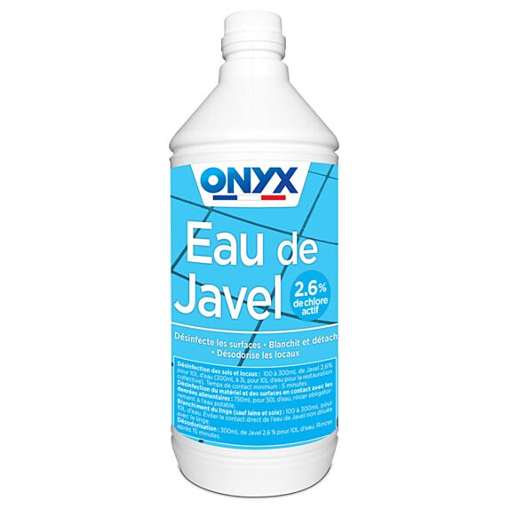 Eau de Javel 2,6% 1L - ONYX