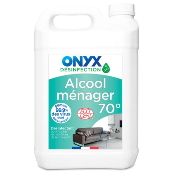 Alcool ménager 70° 5 L - ONYX