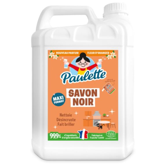 Savon noir Fleur d'oranger 5L ecocert - PAULETTE