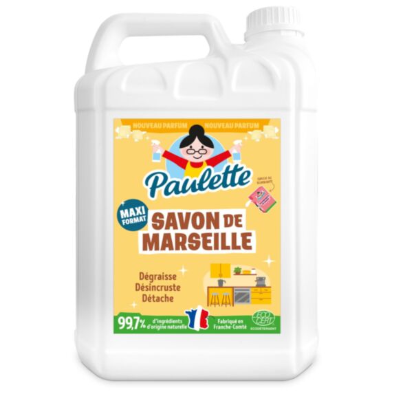 Savon de Marseille authentique 5L ecocert - PAULETTE