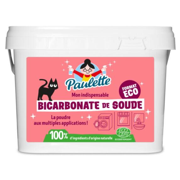 Seau poudre bicarbonate de soude 4kg ecocert - PAULETTE