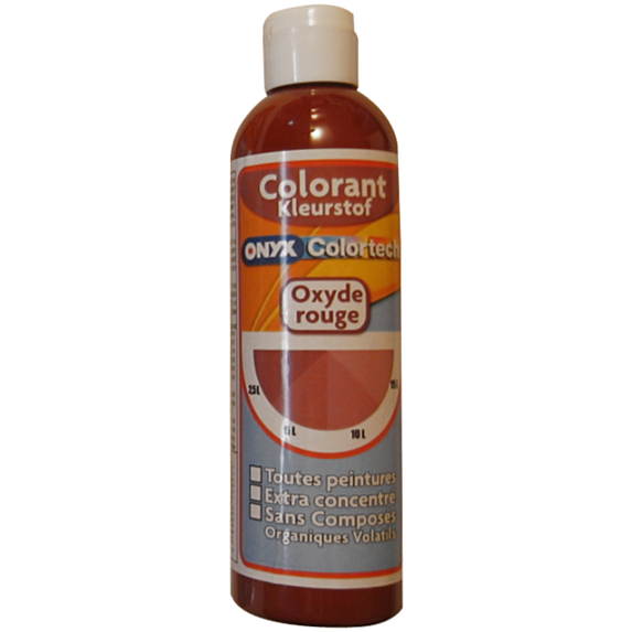 Colorant universel pour peinture Oxyde rouge 250ml - ONYX COLORTECH