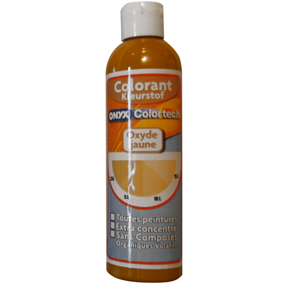 Colorant universel pour peinture Oxyde jaune 250ml - ONYX COLORTECH
