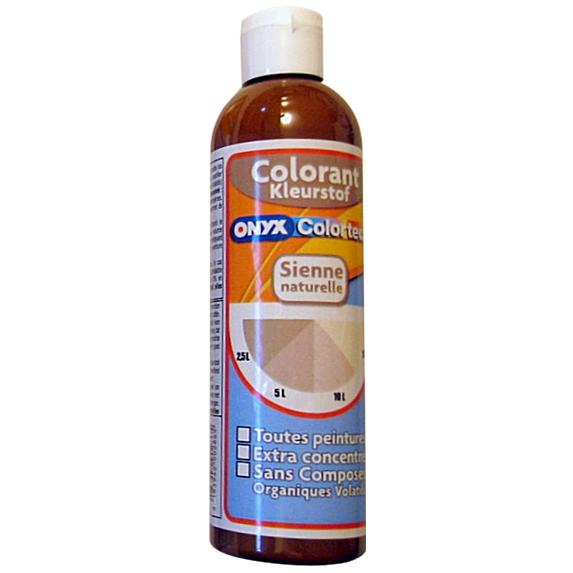 Colorant universel pour peinture Sienne naturelle 250ml - ONYX COLORTECH