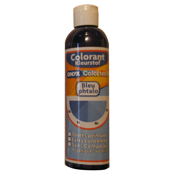 Colorant universel pour peinture Bleu phtalo 250ml - ONYX COLORTECH