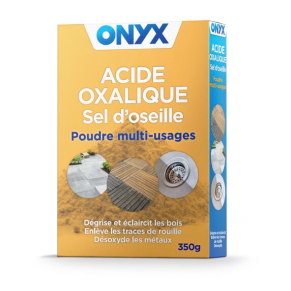 Acide oxalique sel d’oseille 350g poudre multi-usages - ONYX