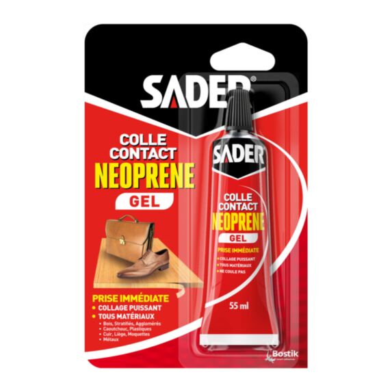 Colle contact néoprène gel 55ml - SADER