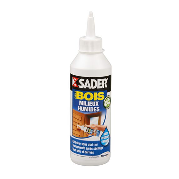 Colle à bois milieu humide 250g - SADER