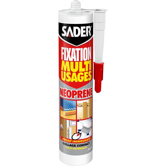 Mastic de Fixation Multiusage Néoprène Cartouche 310ml - SADER