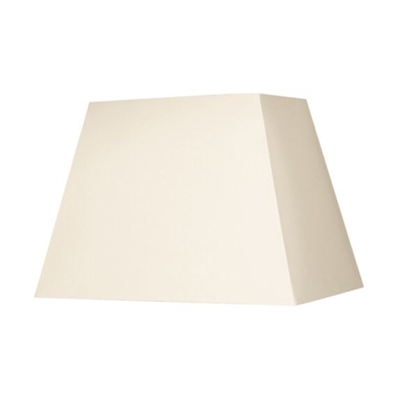 Abat-jour rectangle L.30 coton crème