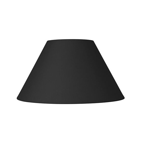 Abat-jour noir fe coton d50cm