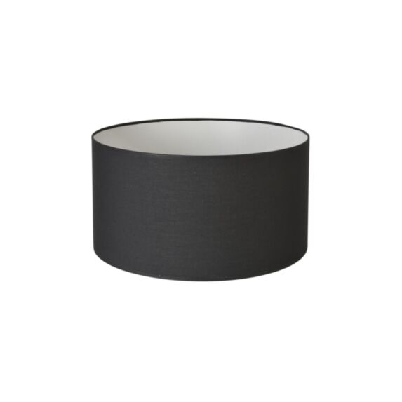 Abat-jour noir cylindre d30cm
