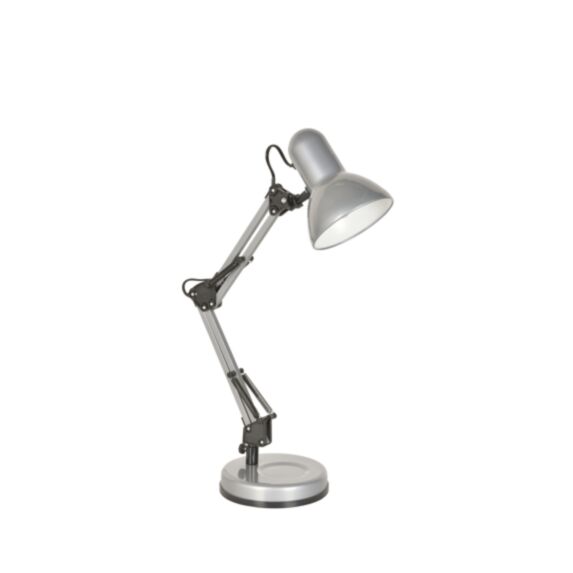 Lampe de bureau architecte triple articulation gris