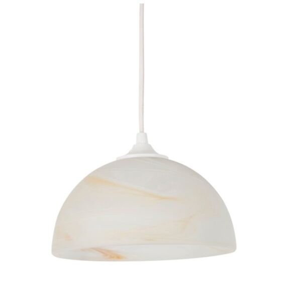 Suspension ambre dôme nuage d19cm