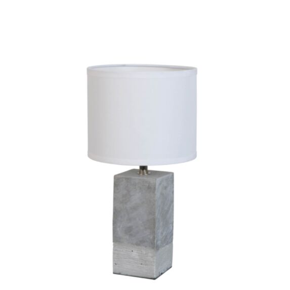 Lampe en béton lisse et striée granit - COREP