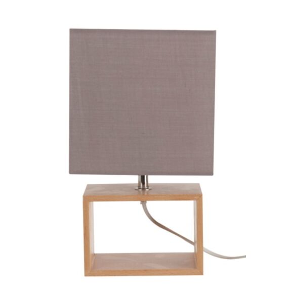 Lampe bois gris liv