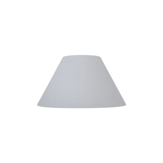 Abat-jour forme conique D50 tourterelle Bague E27