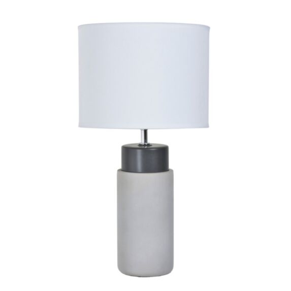 Lampe céramique béton/noir majork gm