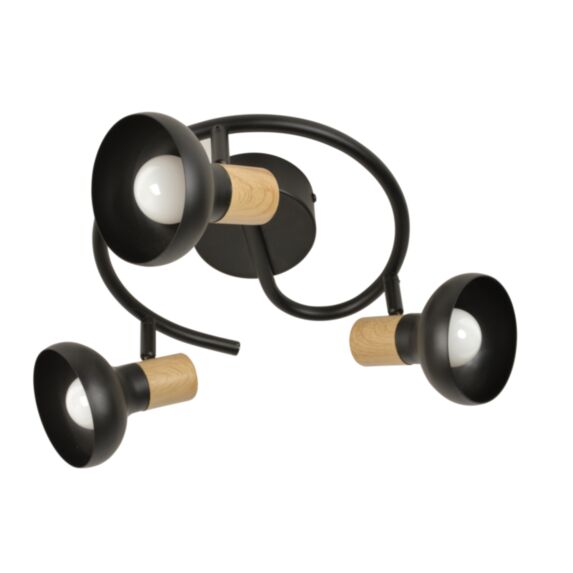 Spot métal noir mat alvar - COREP