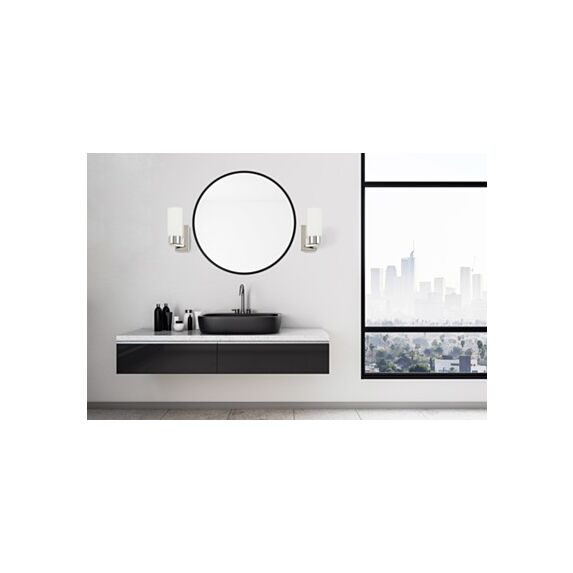 Spot verre alu brillant twins