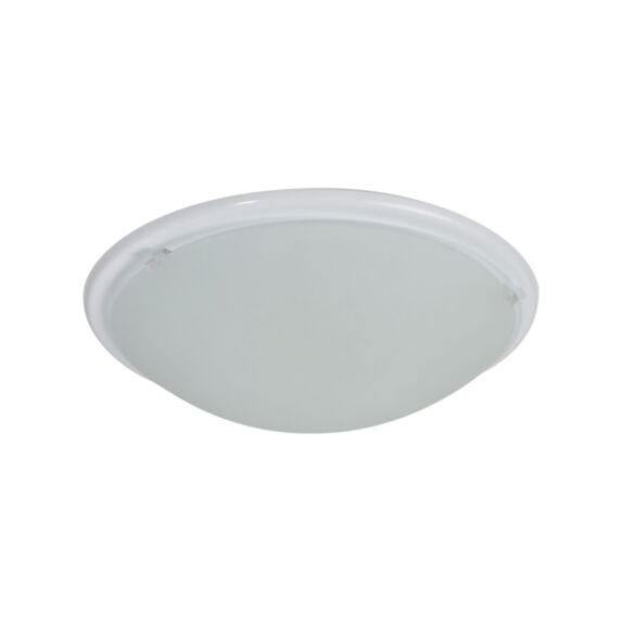 Applique/plafonnier verre blanc bianca d28cm