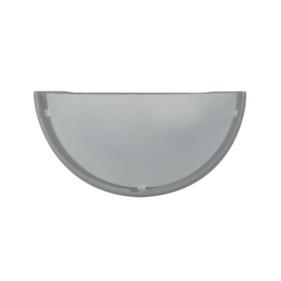 Applique verre gris bianca