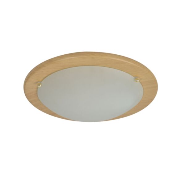 Applique/plafonnier verre naturel ezio d31cm