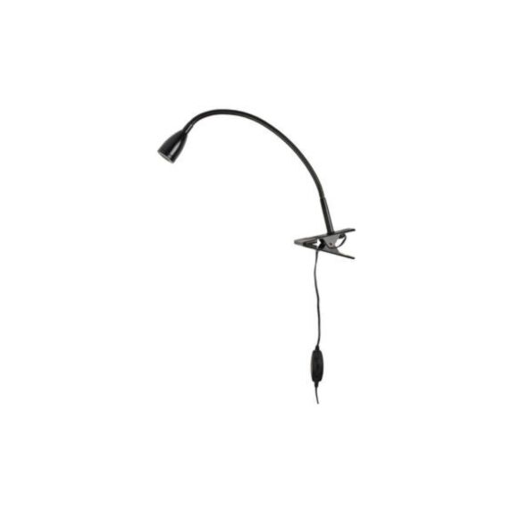 Spot à Pince Read Métal Noir 22cm - COREP