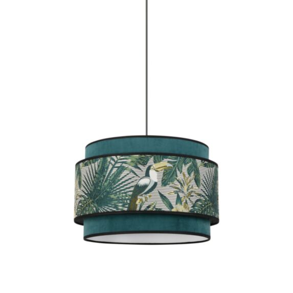 Suspension Milo Toucan Velours Sapin Ø38cm - COREP