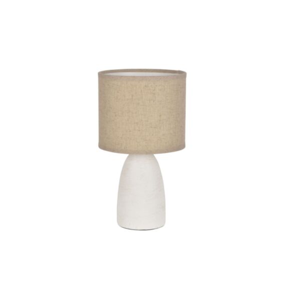 Lampe à poser Gaia céramique blanc H.26cm - COREP