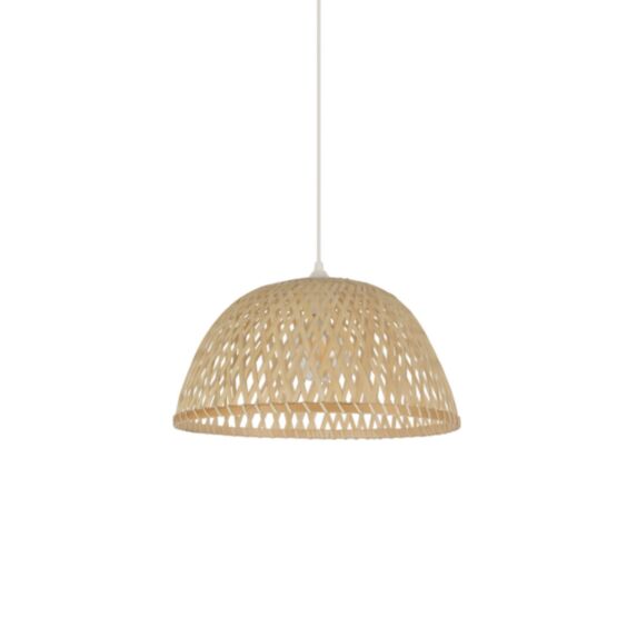 Suspension Kami E27 IP20 15W ø38xH.100cm naturel - COREP