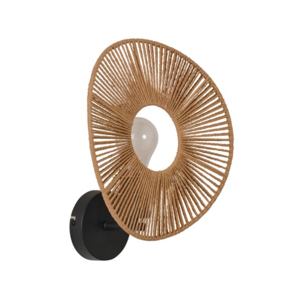 Applique mural Sahara papier naturel Ø28cm - COREP