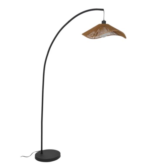 Lampadaire Sahara métal/papier naturel H,178xL,48x P,112cm - COREP