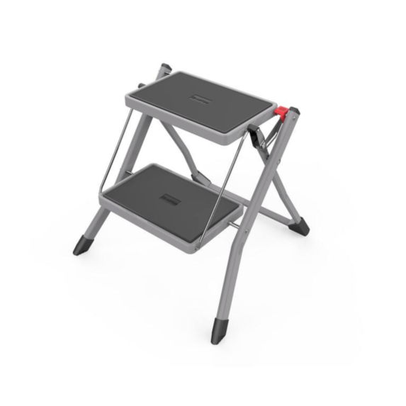 Marchepied Artuplat 2 marches Brico Gris + Porte-outil - ARTUB