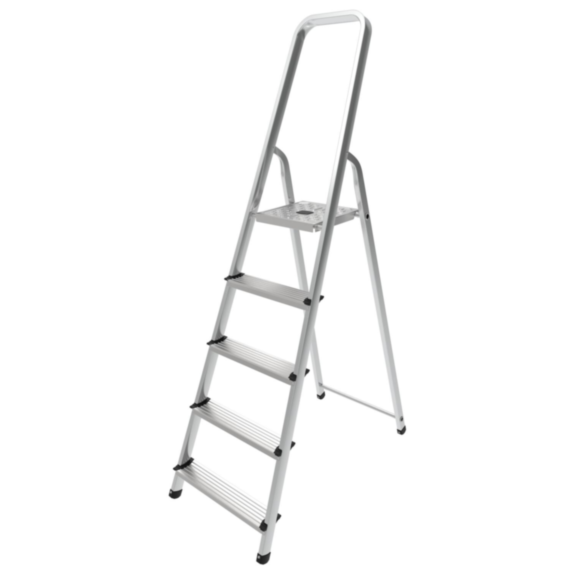 ESCABEAU ALUMINIUM EN131 - 5 MARCHES 2m98 - ECO