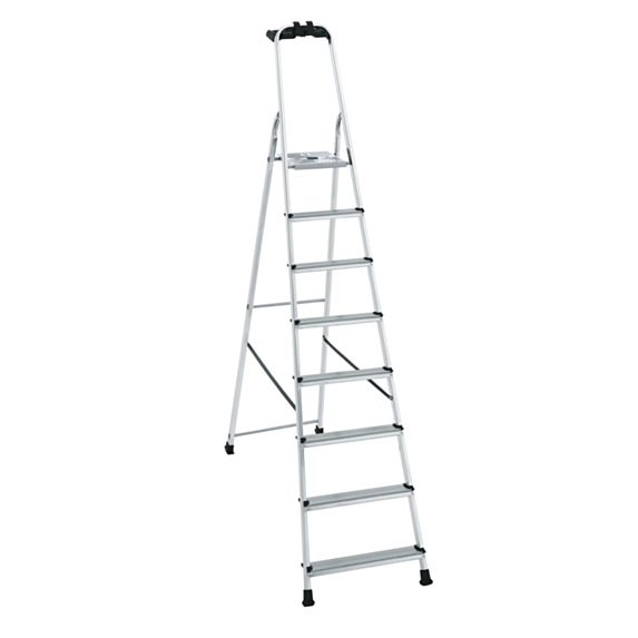 Escabeau aluminium - 8 marches 3m62 - brico