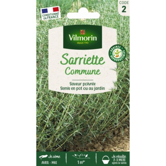 Graines Sarriette Commune - VILMORIN